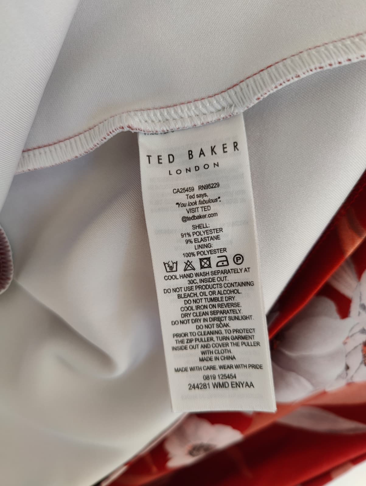Robe imprimée floral Ted Baker  – Taille S — photo 7