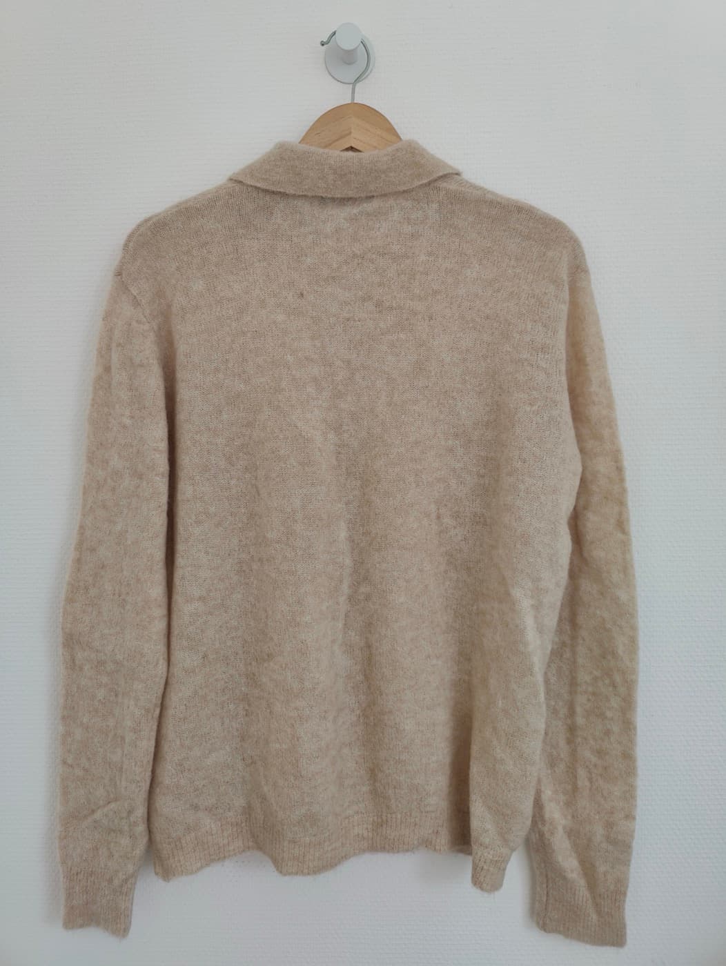 Cardigan boutonné beige en maille douce Zara – Taille S — photo 5