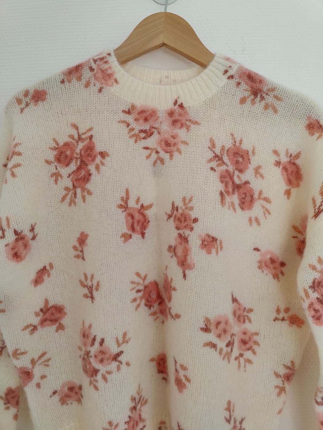 Pull en mohair à roses Sézane – Taille XS — photo 3
