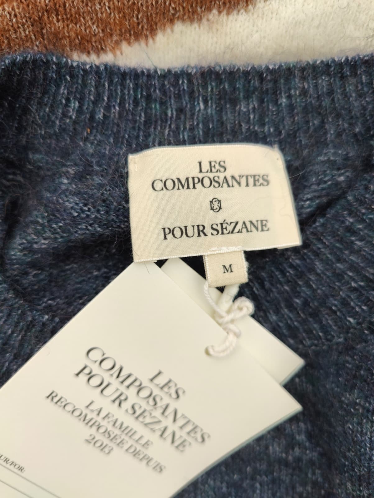 Pull en mohair rayé multicolore Sézane – Taille M — photo 5