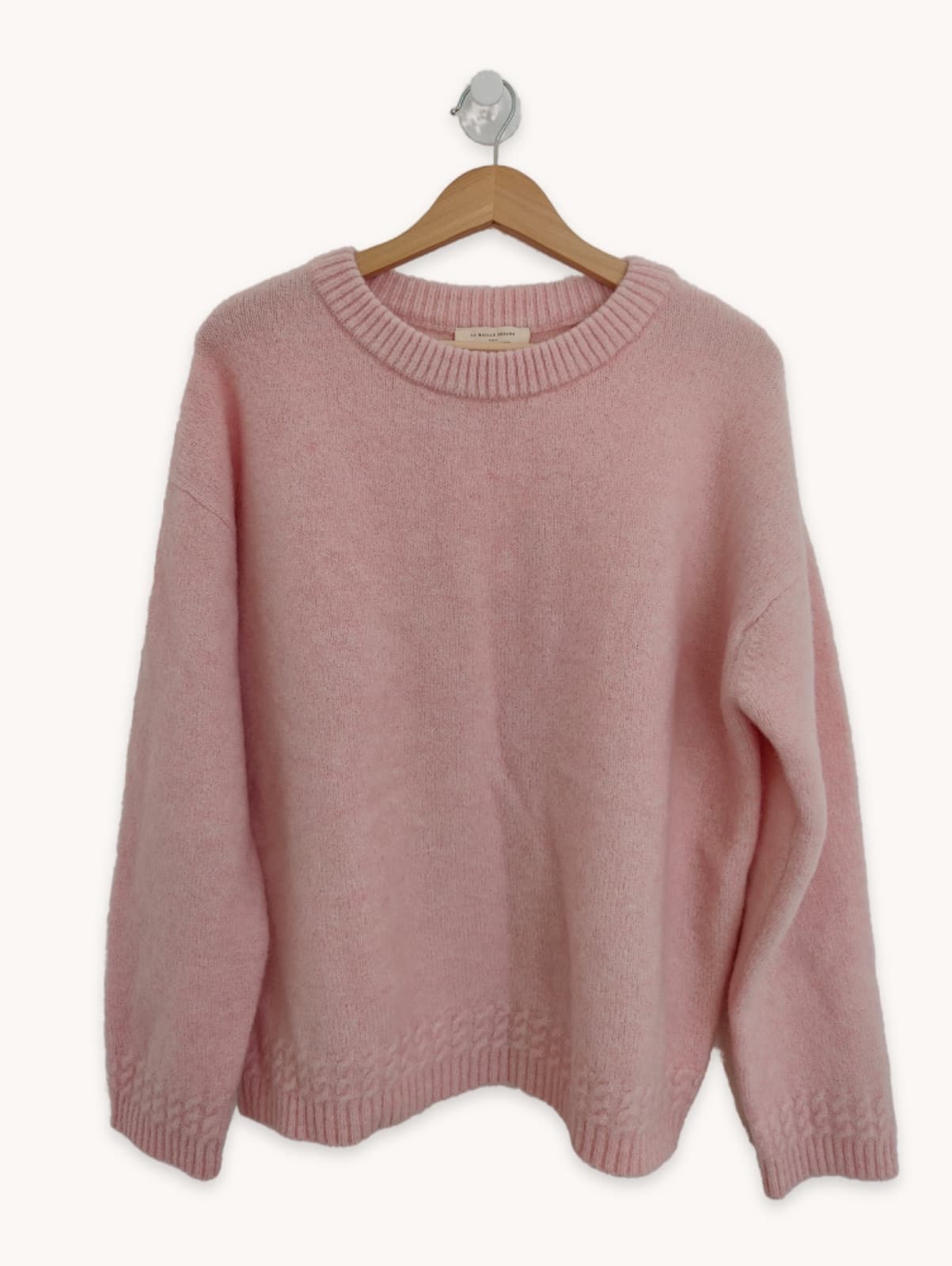 Pull en mohair rose Sézane – Taille L — photo 2