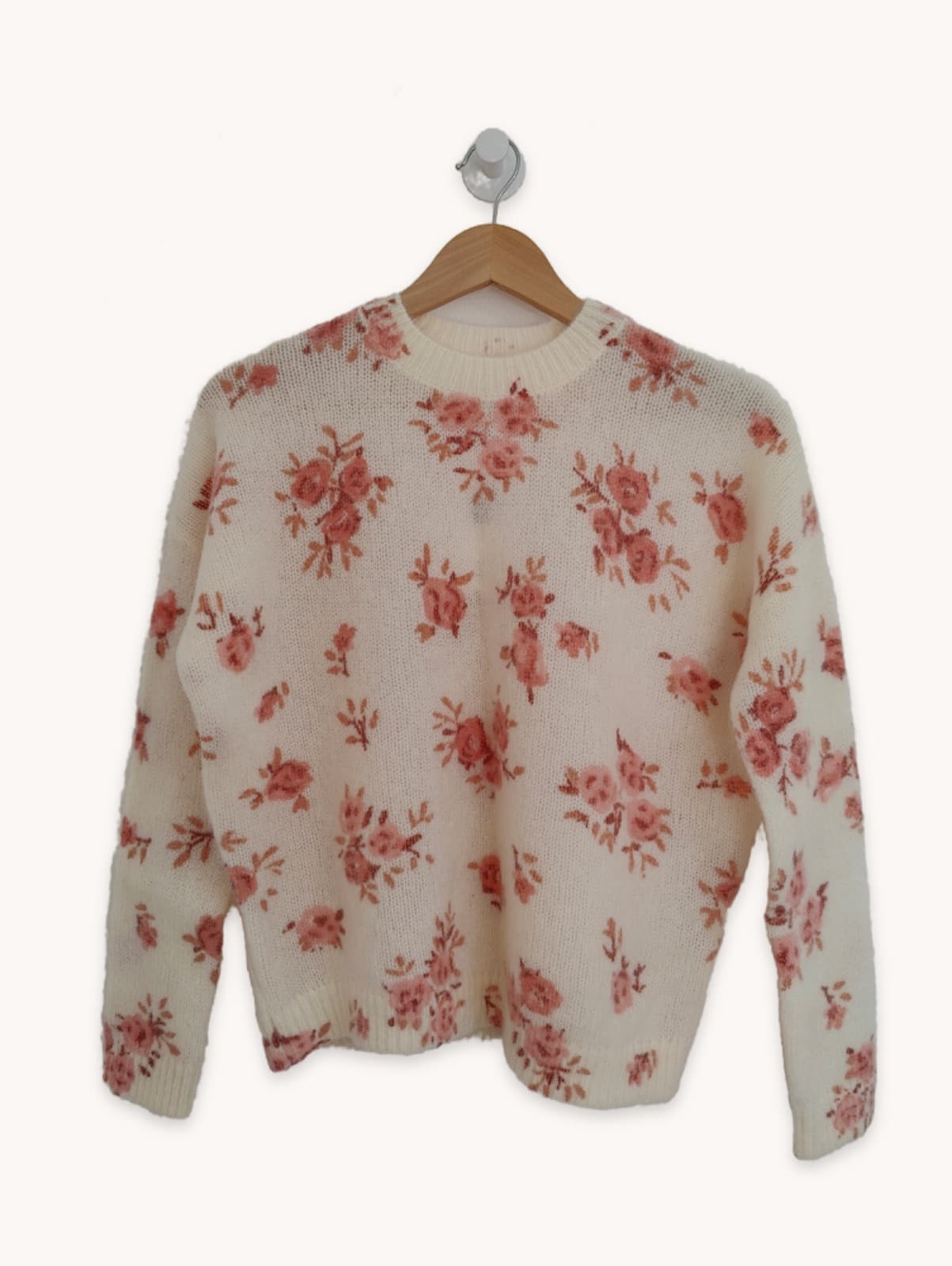 Pull en mohair à roses Sézane – Taille XS — photo 2