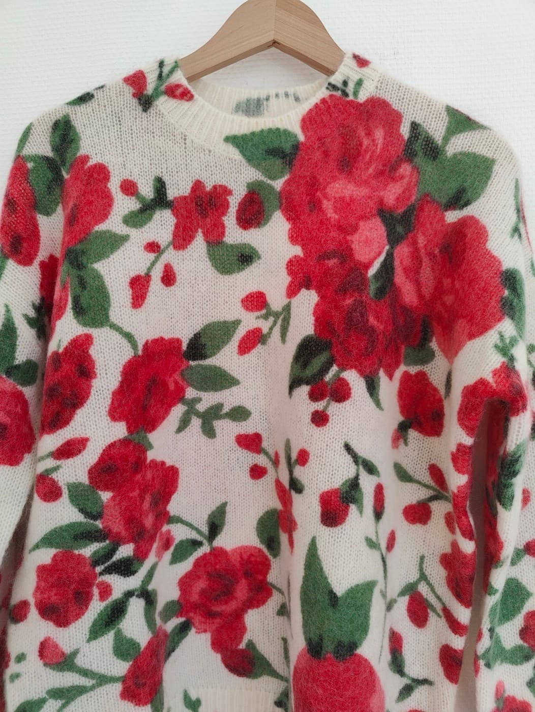 Pull en maille à imprimé floral Sézane – Taille M — photo 3