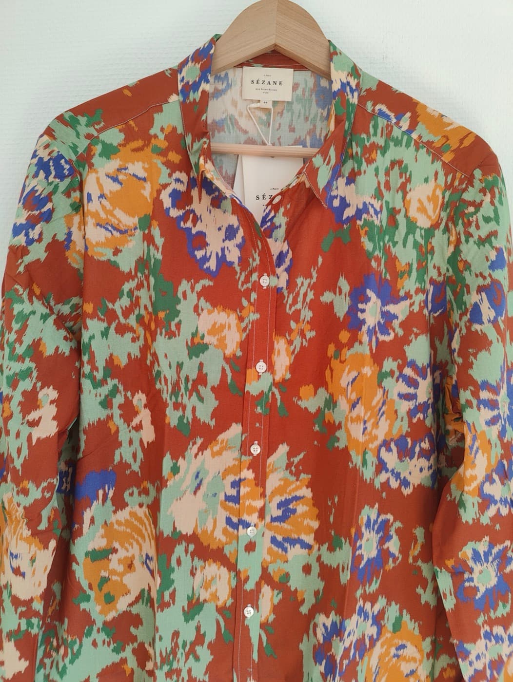 Chemise à imprimée floral multicolore – Taille 44 — photo 3