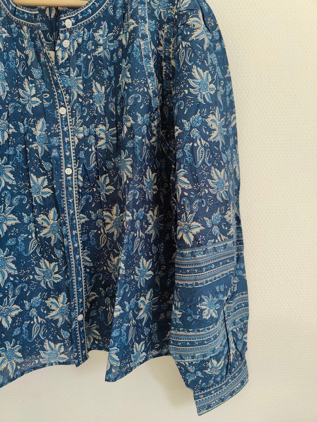 Blouse indigo Sézane x Sea NY – Taille 46 — photo 4