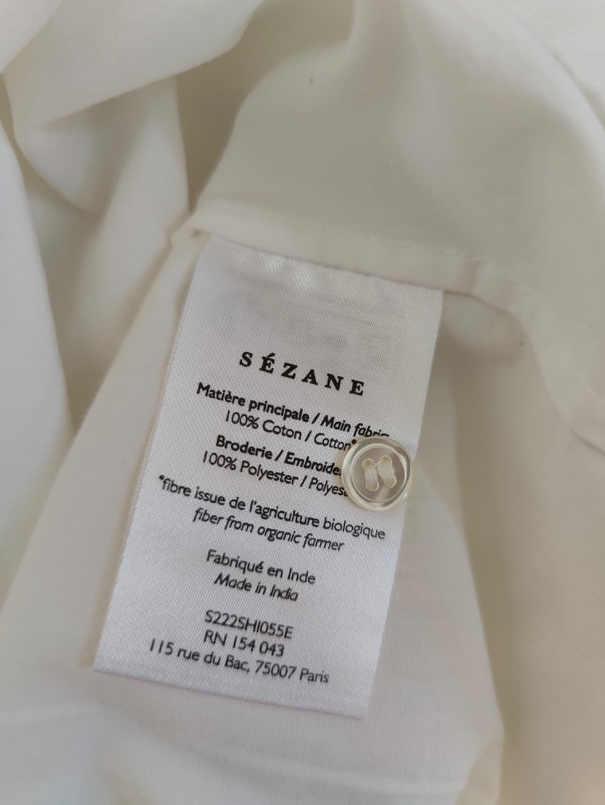 Chemise Sézane en dentelle ajourée – Taille 42 — photo 6