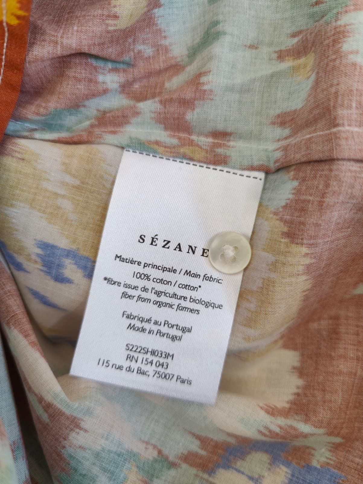Chemise à imprimée floral multicolore – Taille 44 — photo 6