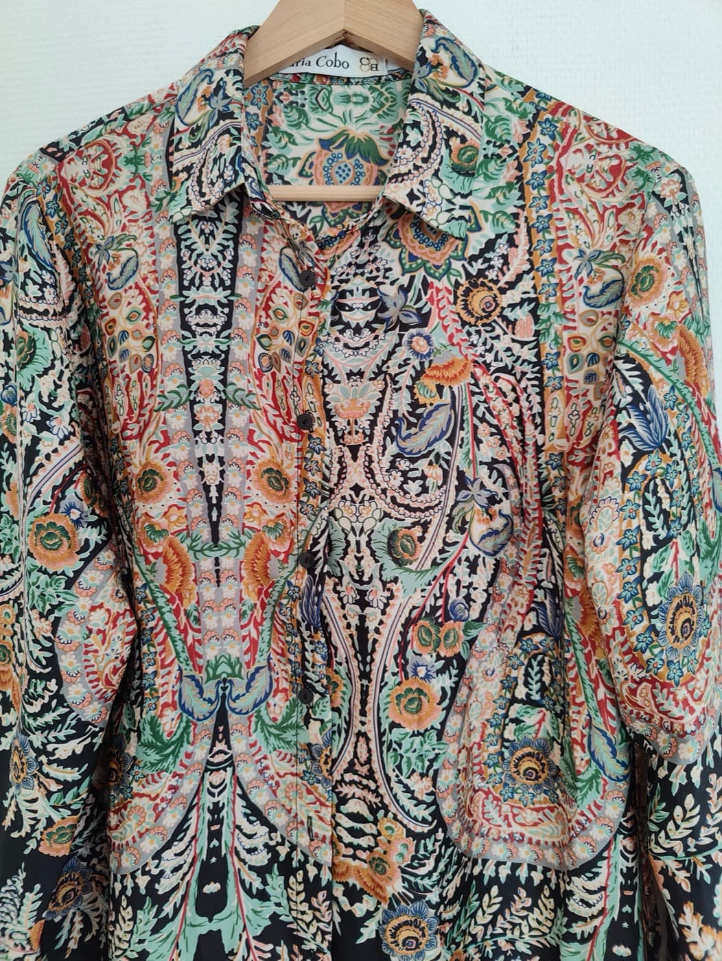 Chemise Nuria Cobo à imprimé paisley – Taille M — photo 3
