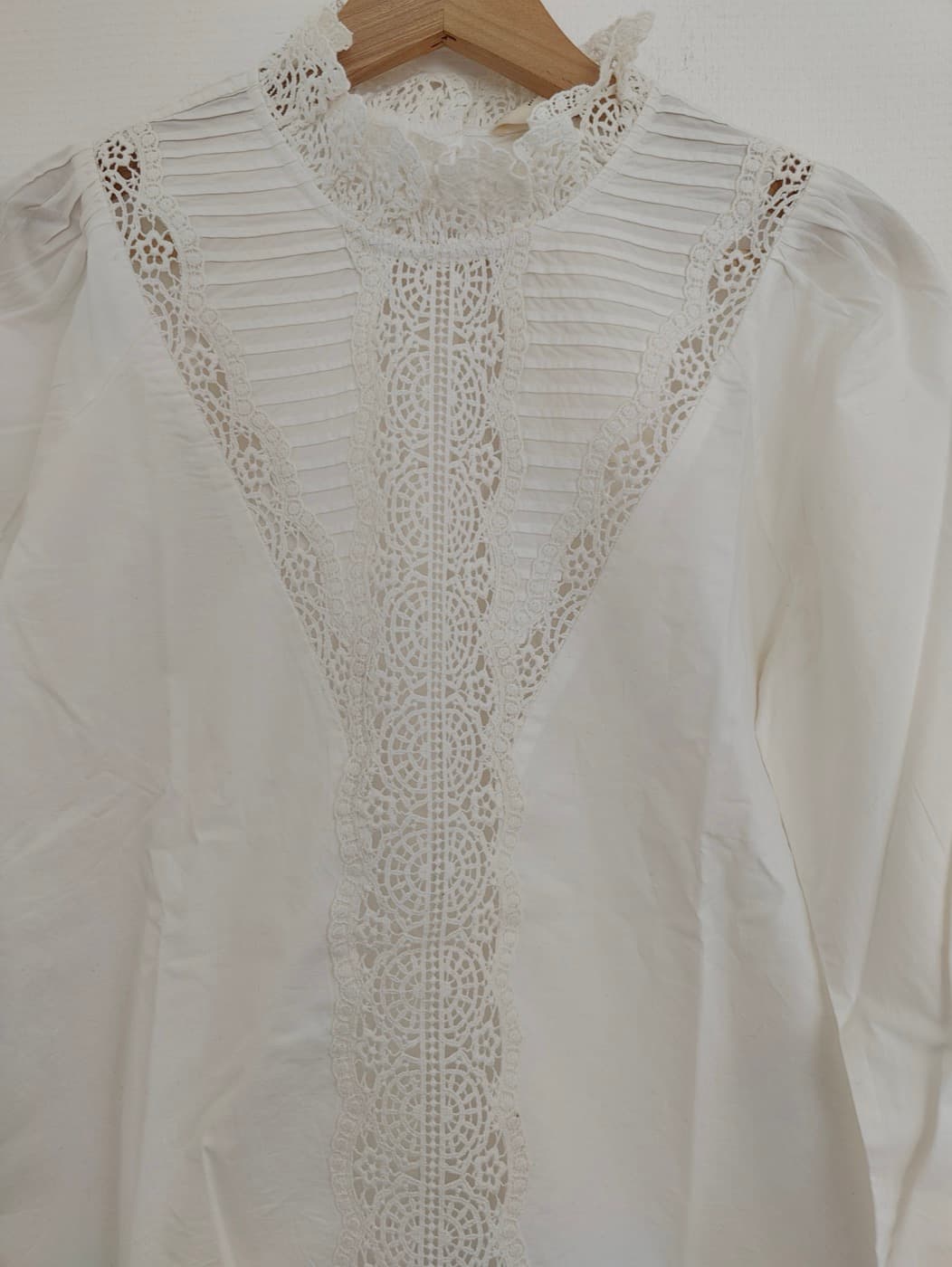 Blouse Sézane en dentelle macramé – Taille 40 — photo 3