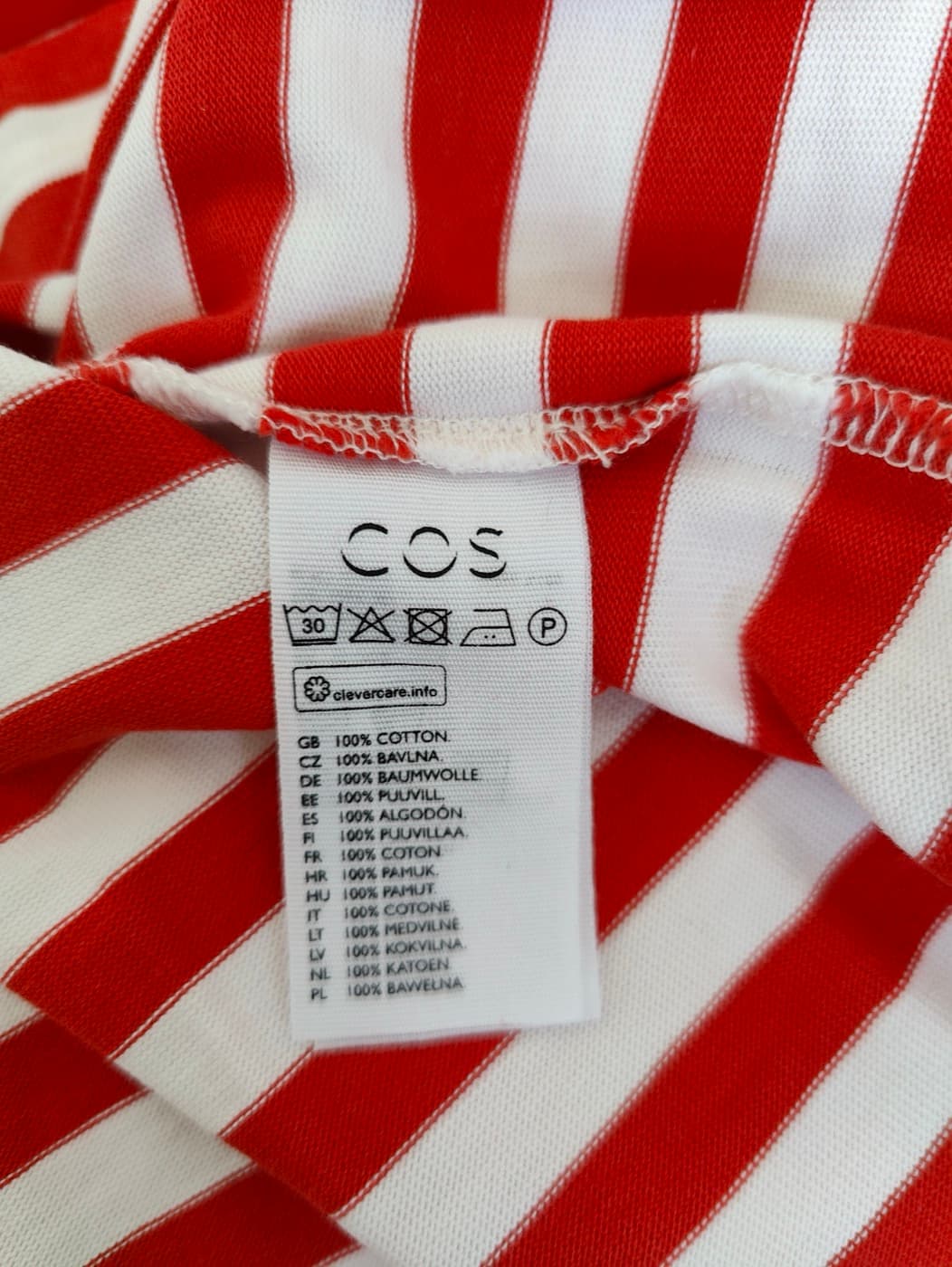 Robe COS marinière rouge et blanc – Taille XS — photo 5