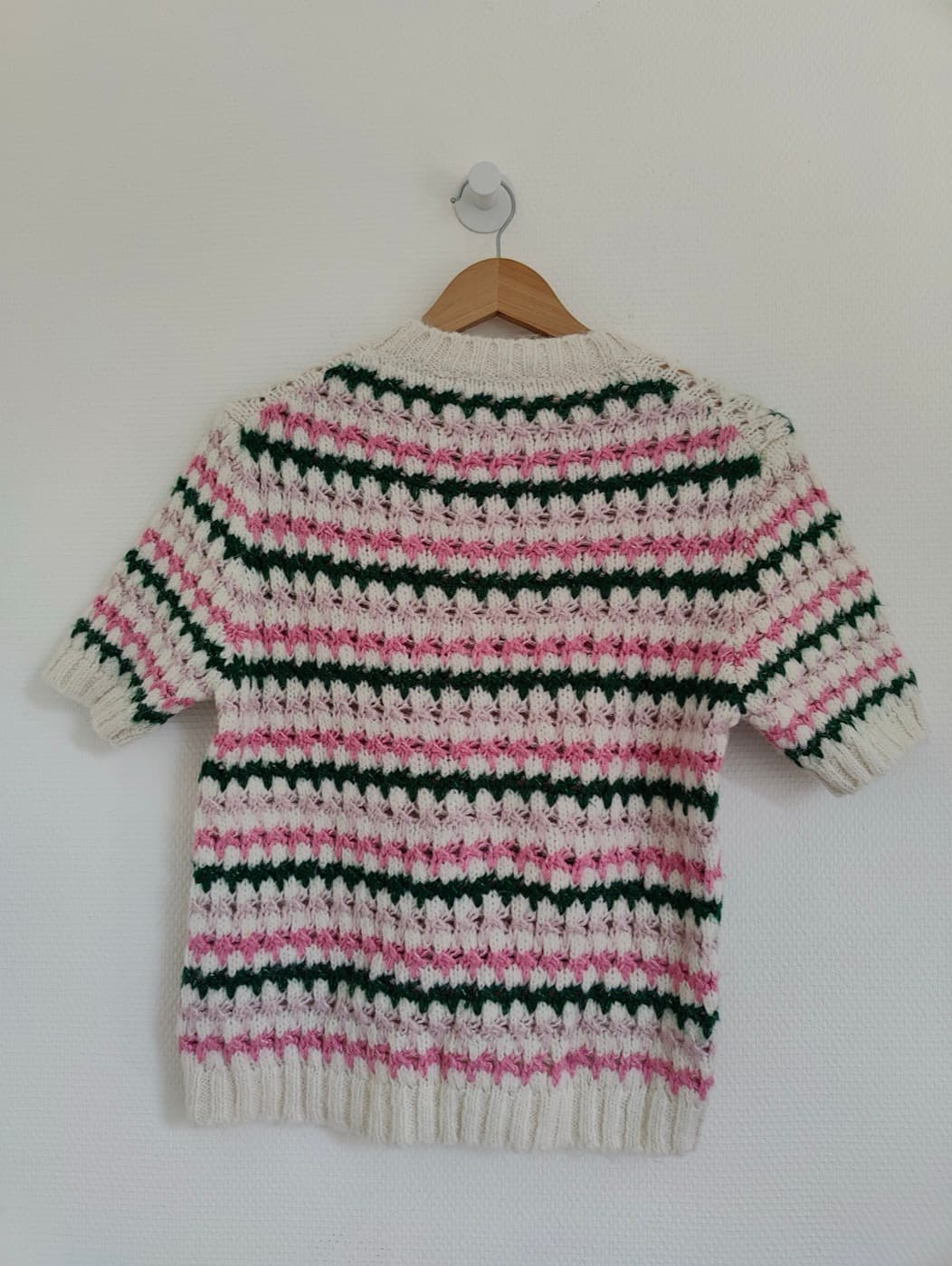 Top Zara en maille ajourée rayée – Taille M — photo 4