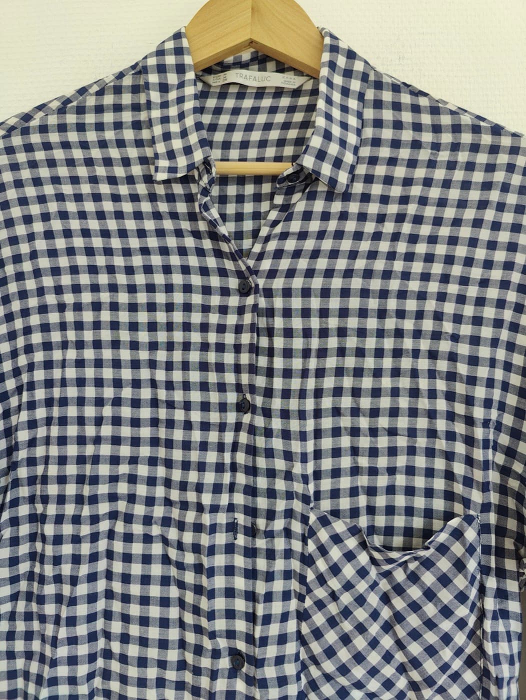 Chemise Zara à carreaux vichy – Taille M — photo 3