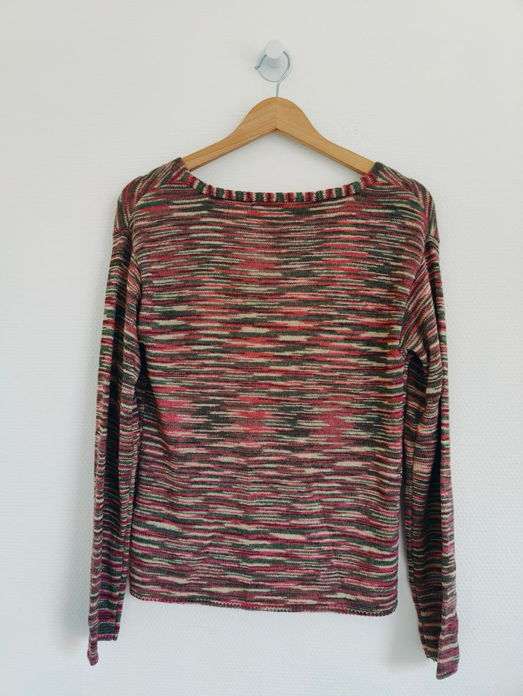 Cardigan Natura en maille chinée multicolore – Taille S — photo 6