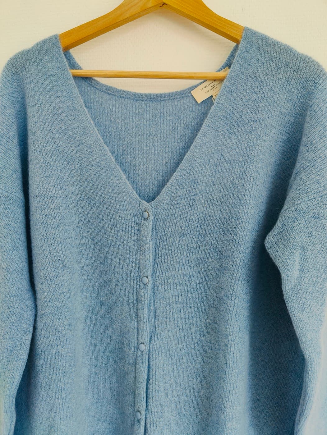 Gilet Sézane en mohair bleu ciel – Taille XXL — photo 3