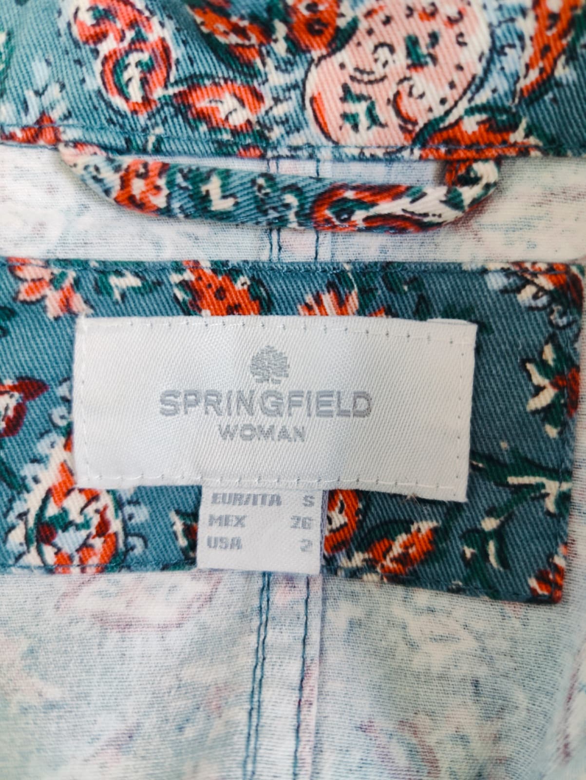 Veste Springfield à imprimé cachemire floral – Taille S — photo 5