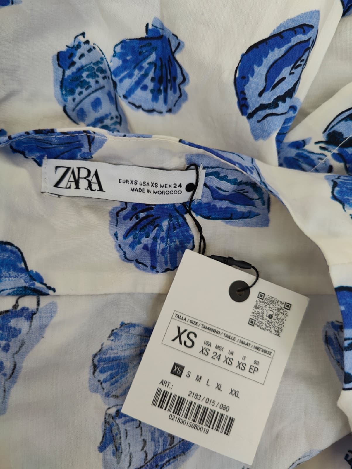 Robe Zara à imprimé coquillages – Taille XS — photo 5