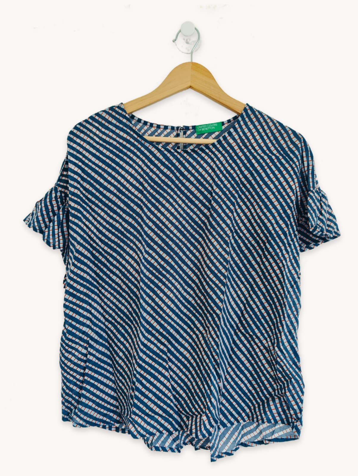 Blouse Benetton à rayures – Taille M — photo 2