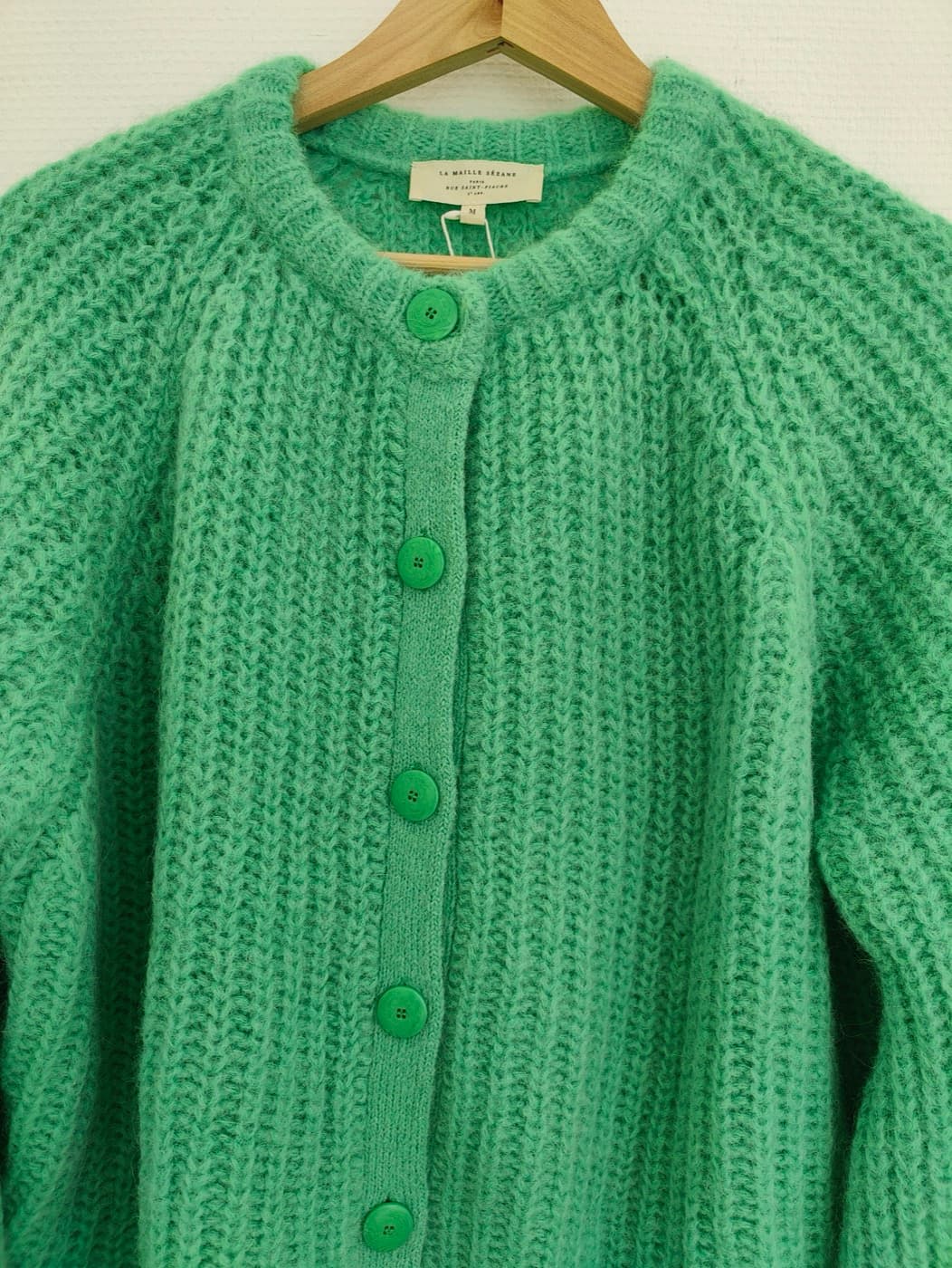 Cardigan Émile Sézane Vert – Taille M — photo 3