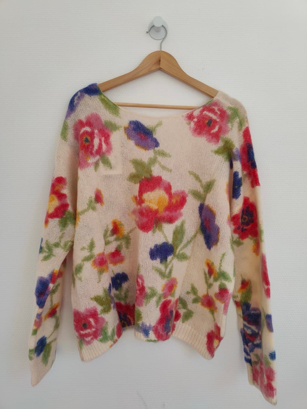 Gilet Sézane en maille à imprimé floral – Taille XXL — photo 3