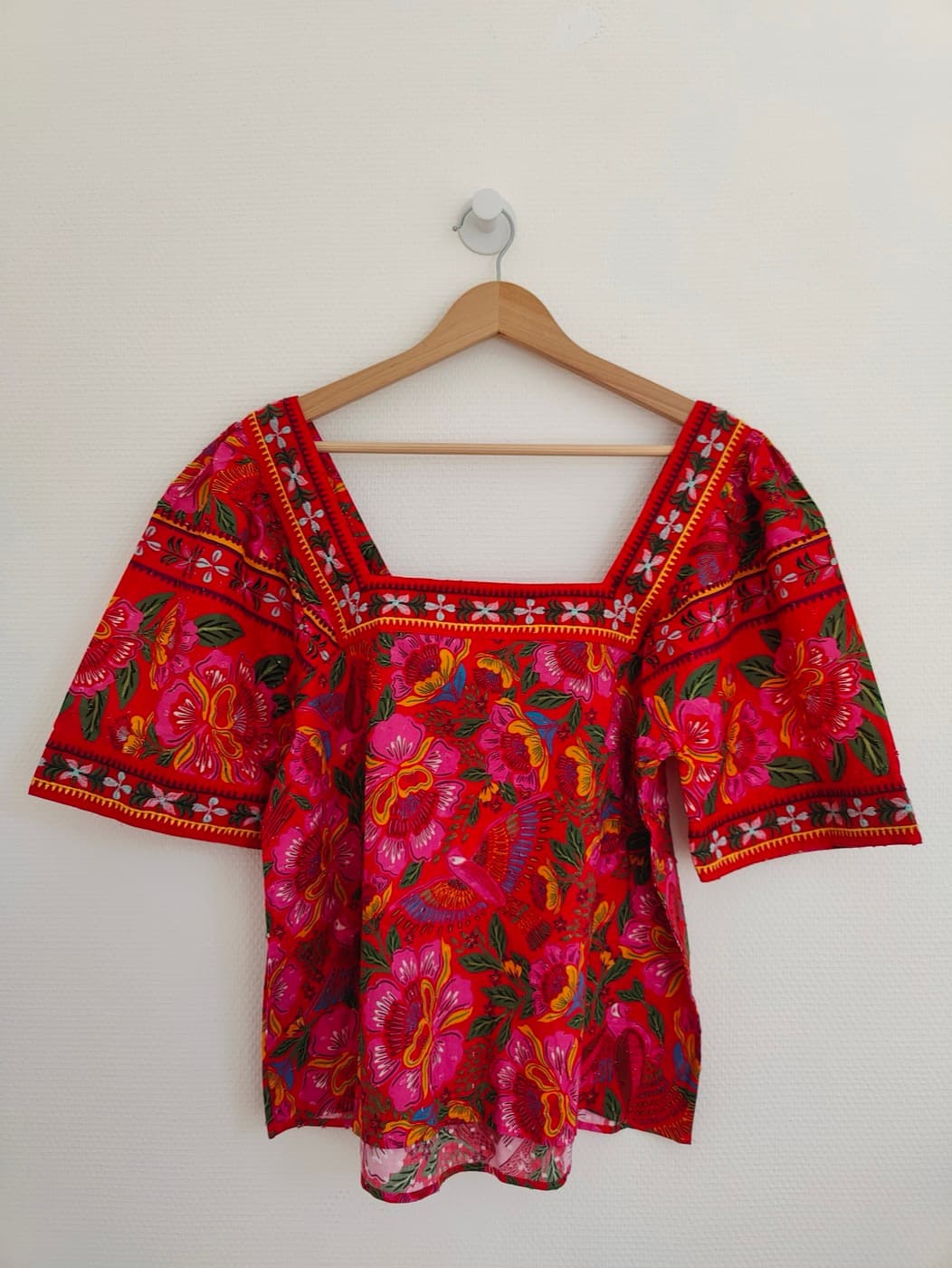 Blouse Sézane x Farm rio à imprimé floral – Taille L — photo 4