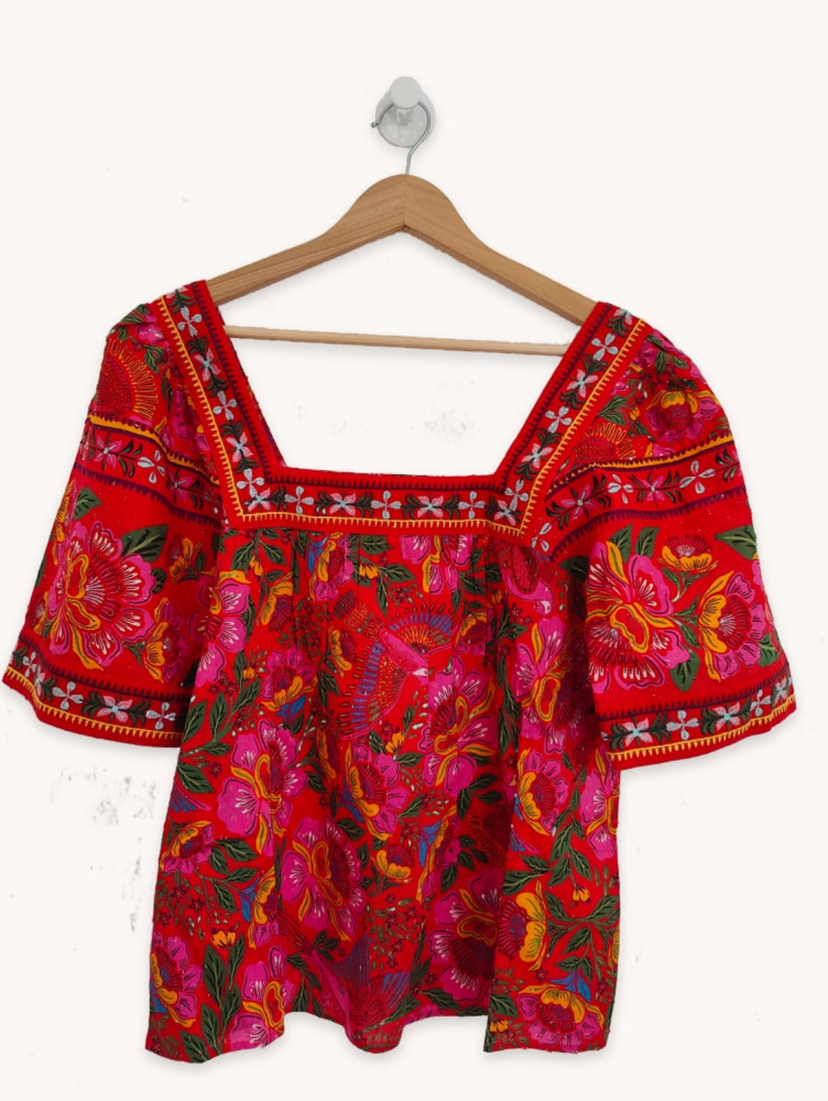 Blouse Sézane x Farm rio à imprimé floral – Taille L