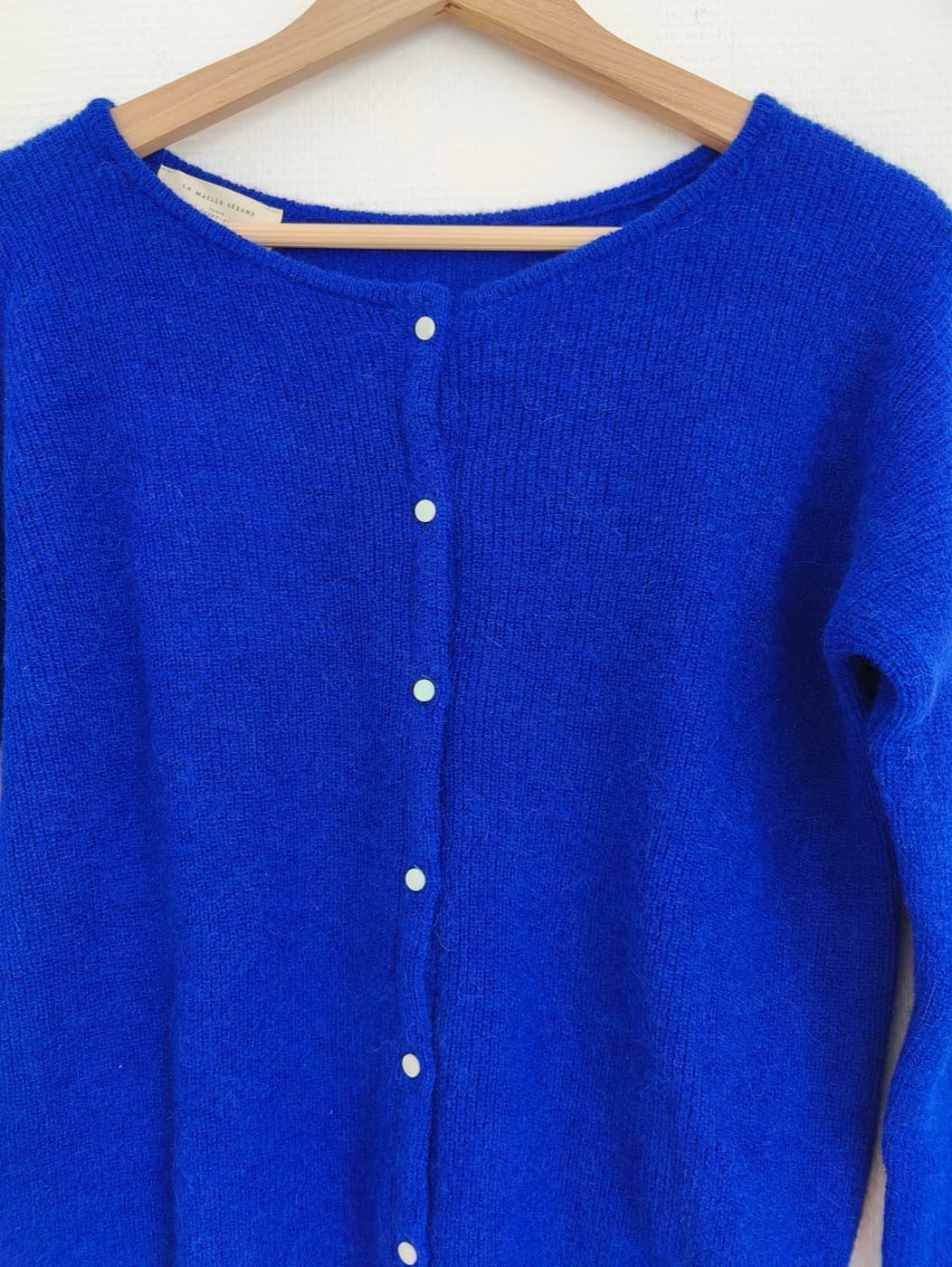 Cardigan Sézane en mohair bleu roi – Taille M — photo 3