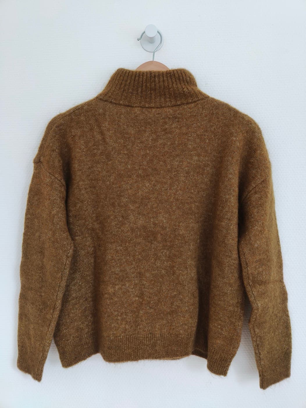 Pull Sézane camel à col camionneur – Taille XS — photo 4
