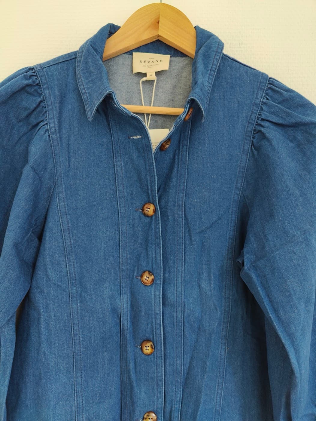 Chemise Sézane en denim – Taille 36 — photo 3