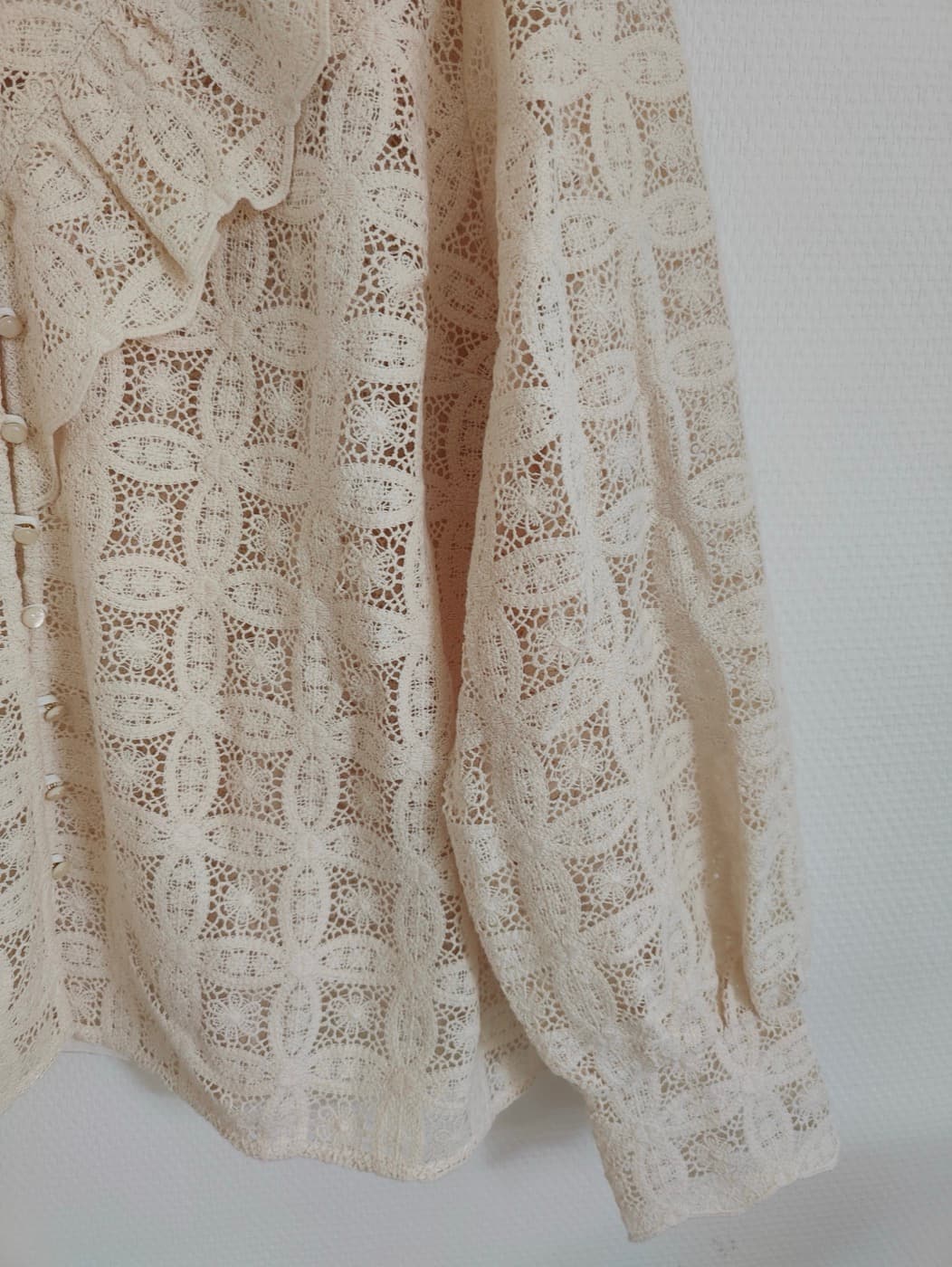 Chemise Sézane en dentelle ajourée – Taille 46 — photo 3