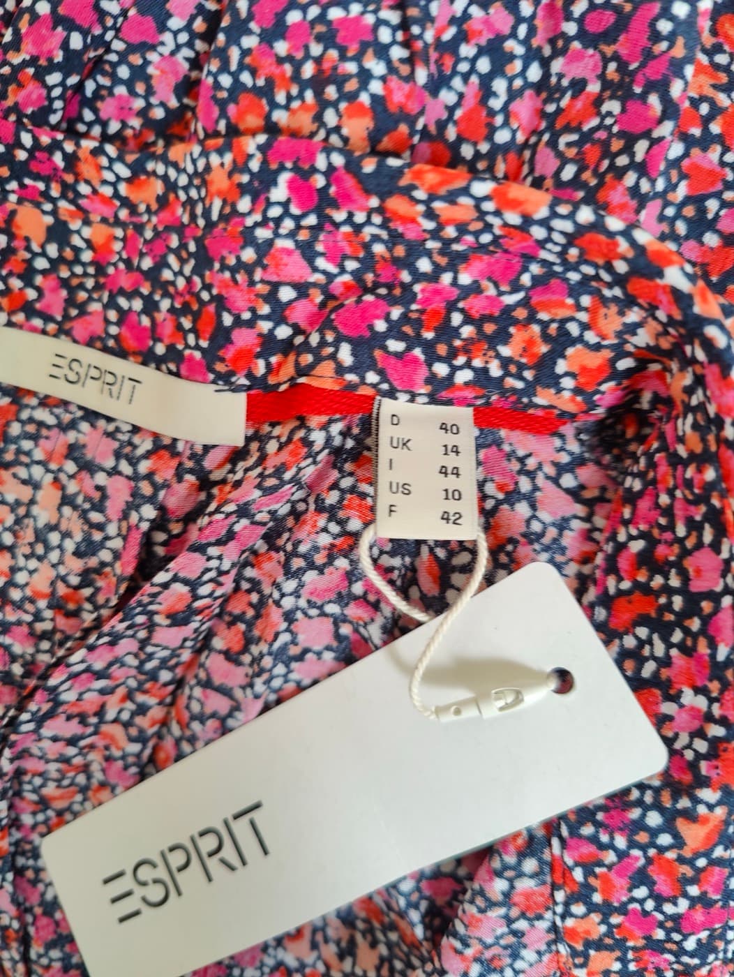 Robe Esprit femme imprimée multicolore– Taille 42 — photo 3