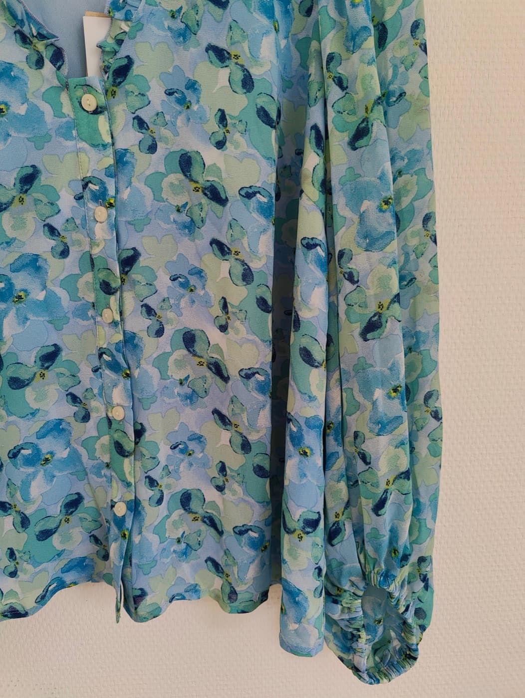 Chemise Vila à imprimé floral bleu – Taille 38 — photo 3