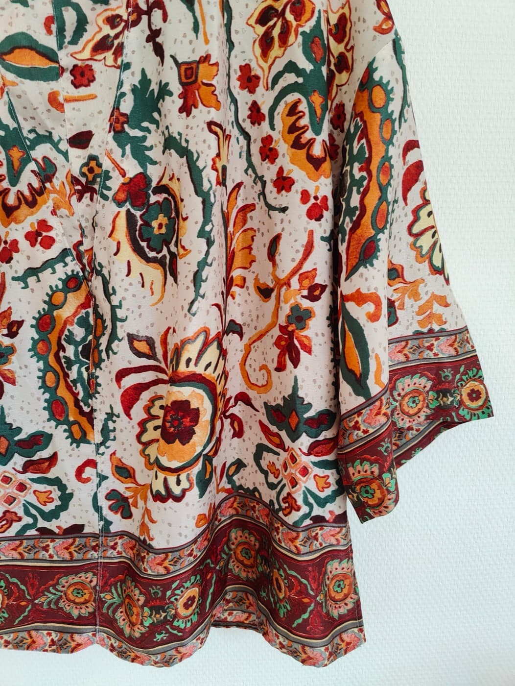 Blouse imprimée bohème à manches – Taille 42 — photo 3