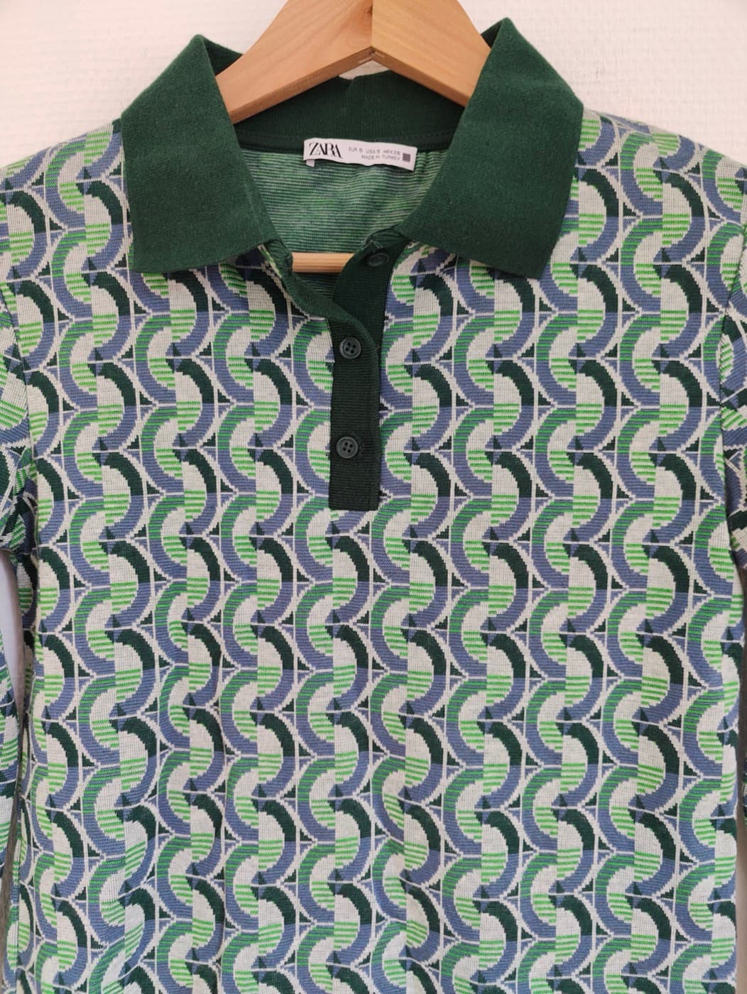 Top Zara imprimé géométrique – Taille S  — photo 2