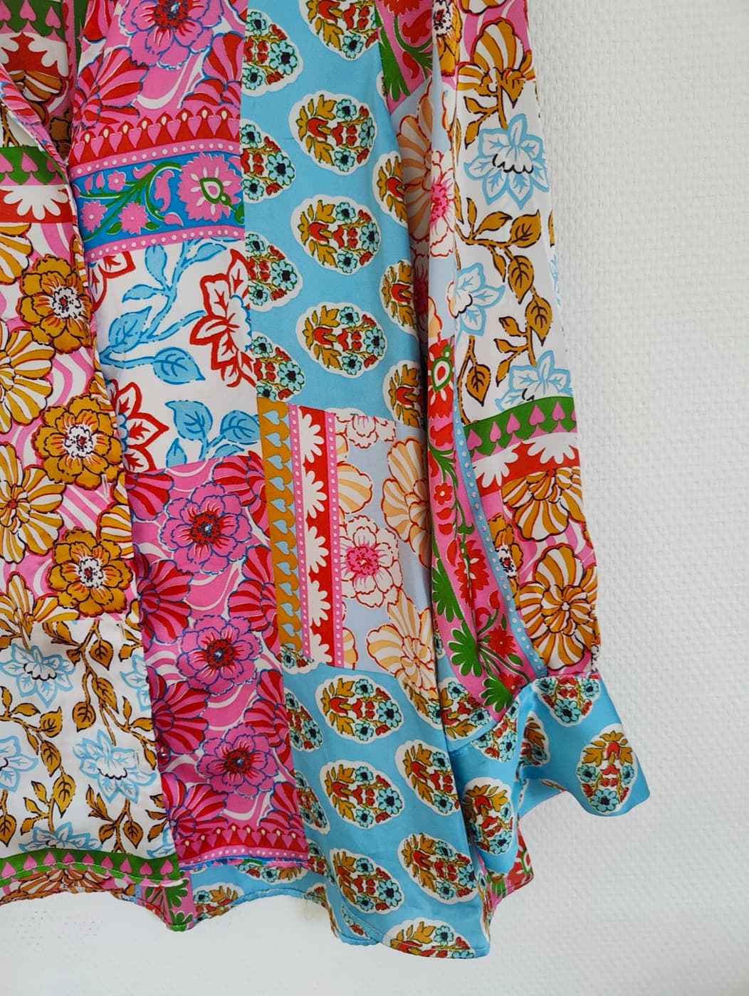 Chemise Zara à imprimé patchwork floral – Taille S — photo 3