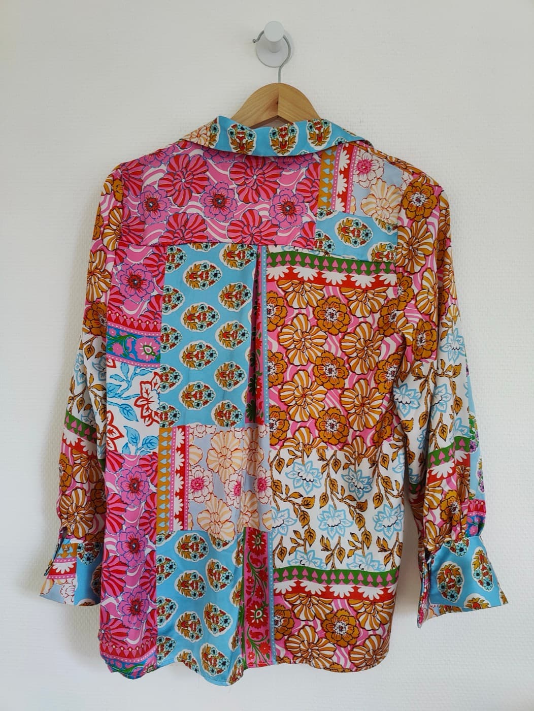 Chemise Zara à imprimé patchwork floral – Taille S — photo 5