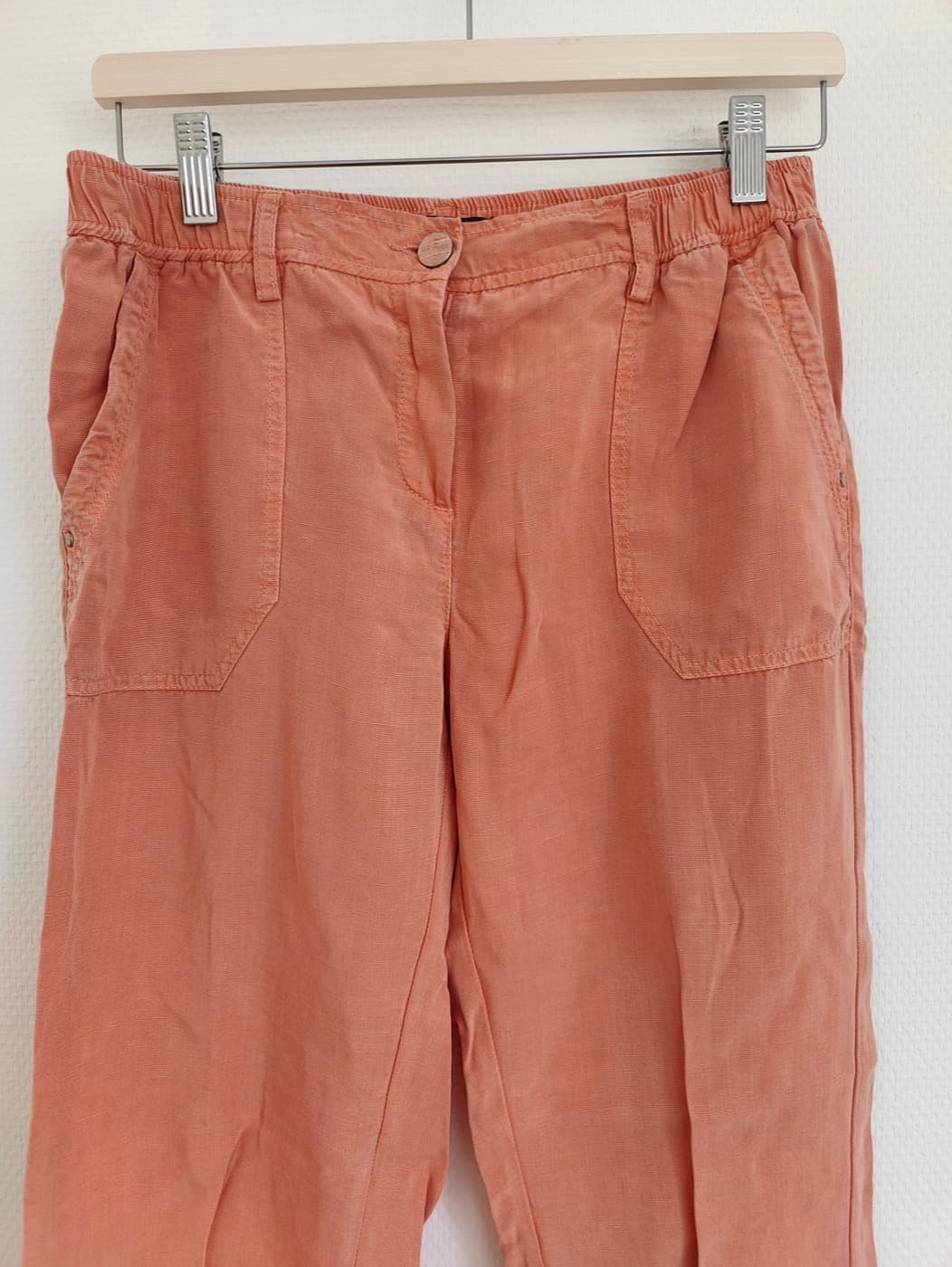 Pantalon Cop.Copine en lin mélangé – Taille  — photo 2