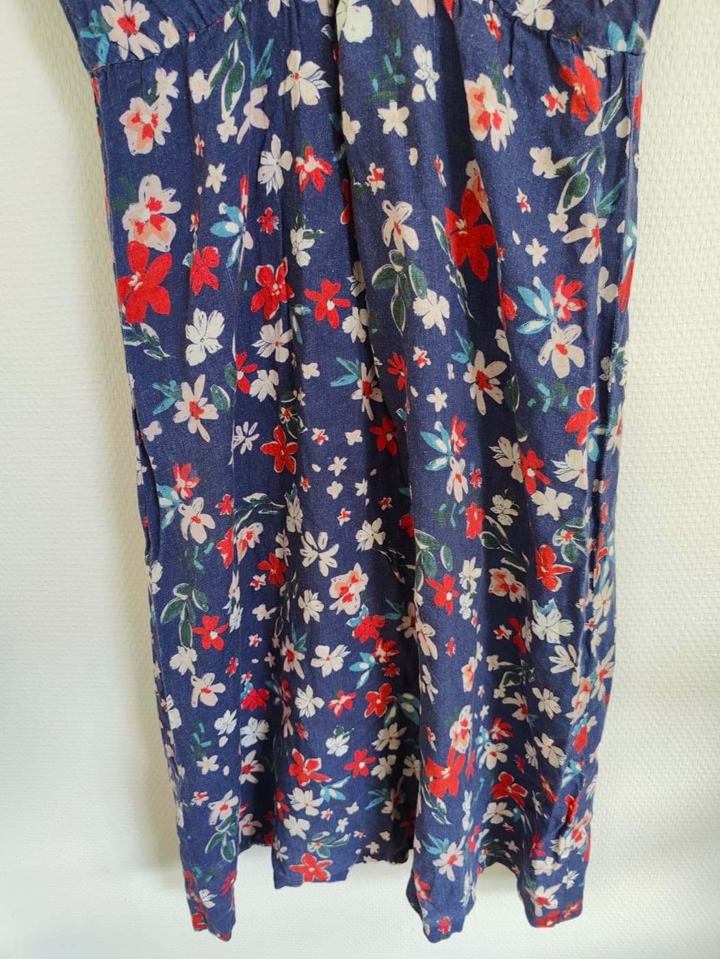 Robe Mango à imprimé floral sur fond marine – Taille M — photo 3