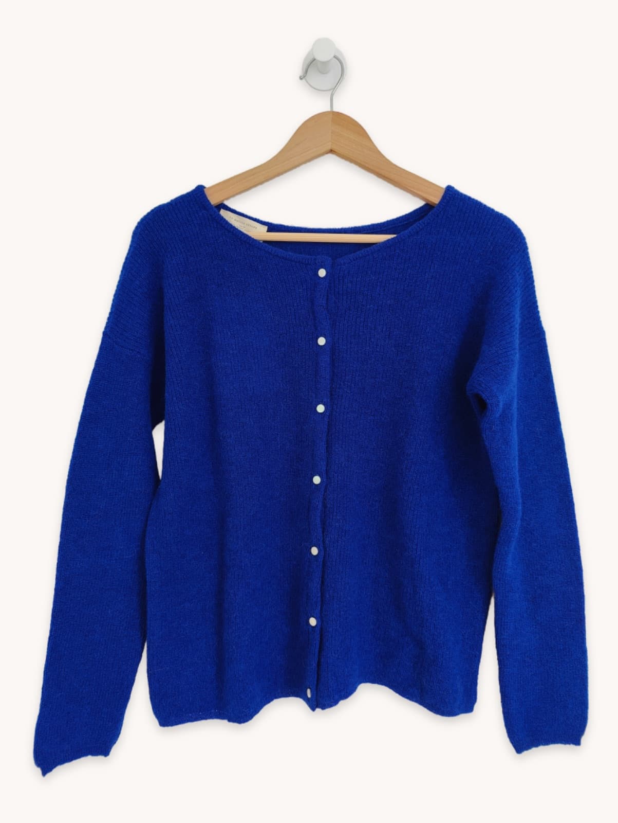 Cardigan Sézane en mohair bleu roi – Taille M — photo 2
