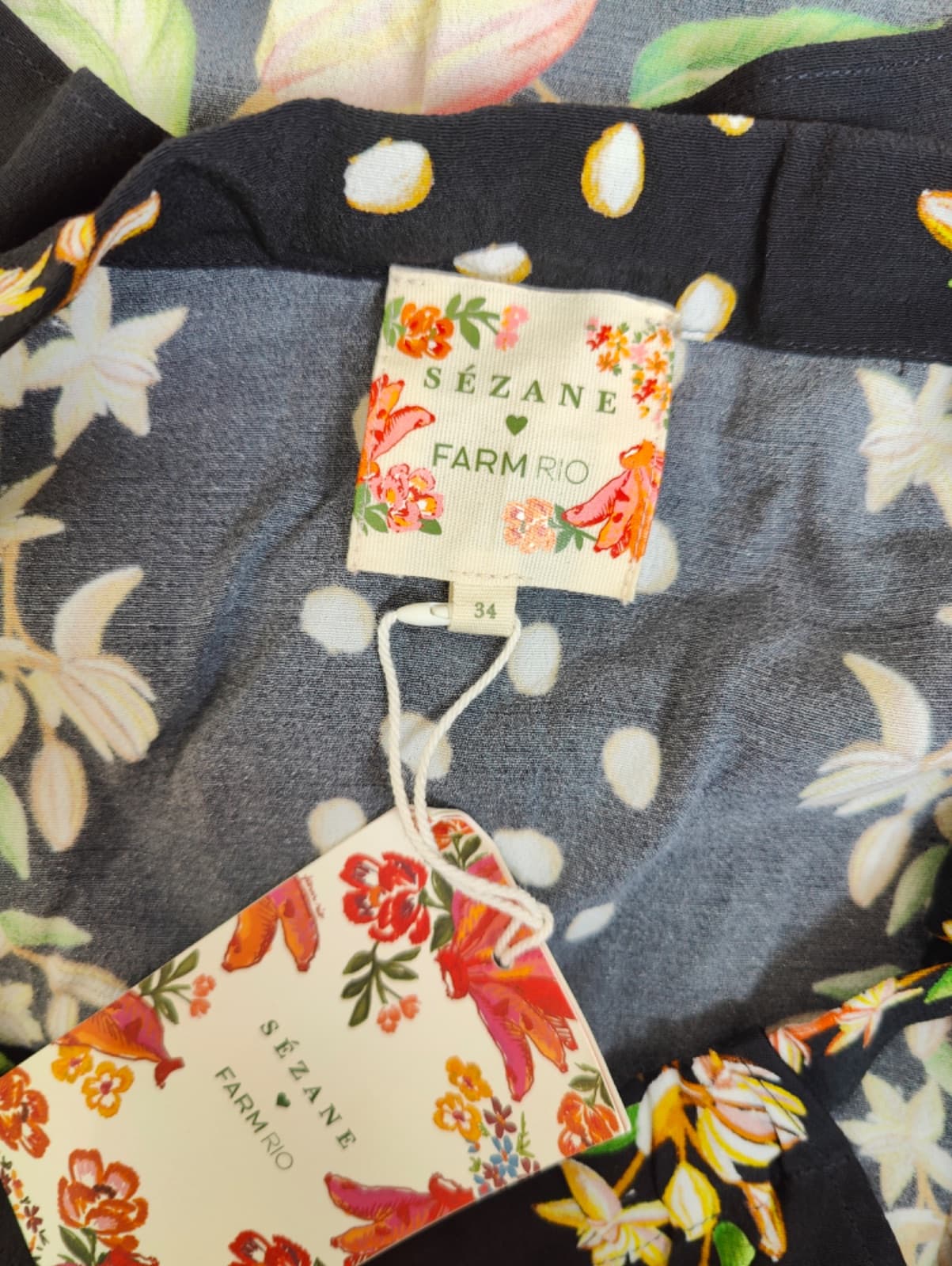 Top Sézane x FARM Rio imprimé tropical – Taille 34 — photo 5