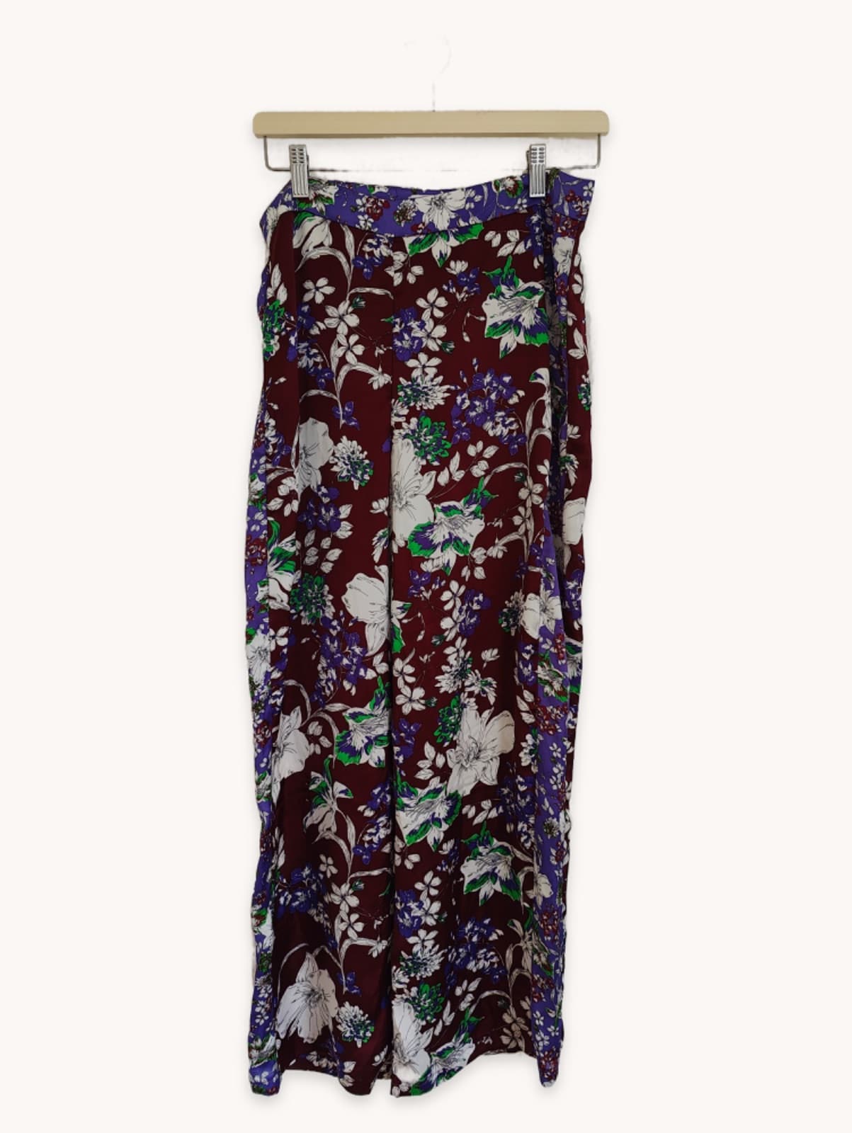 Pantalon fluide Mango femme à imprimé floral – Taille L