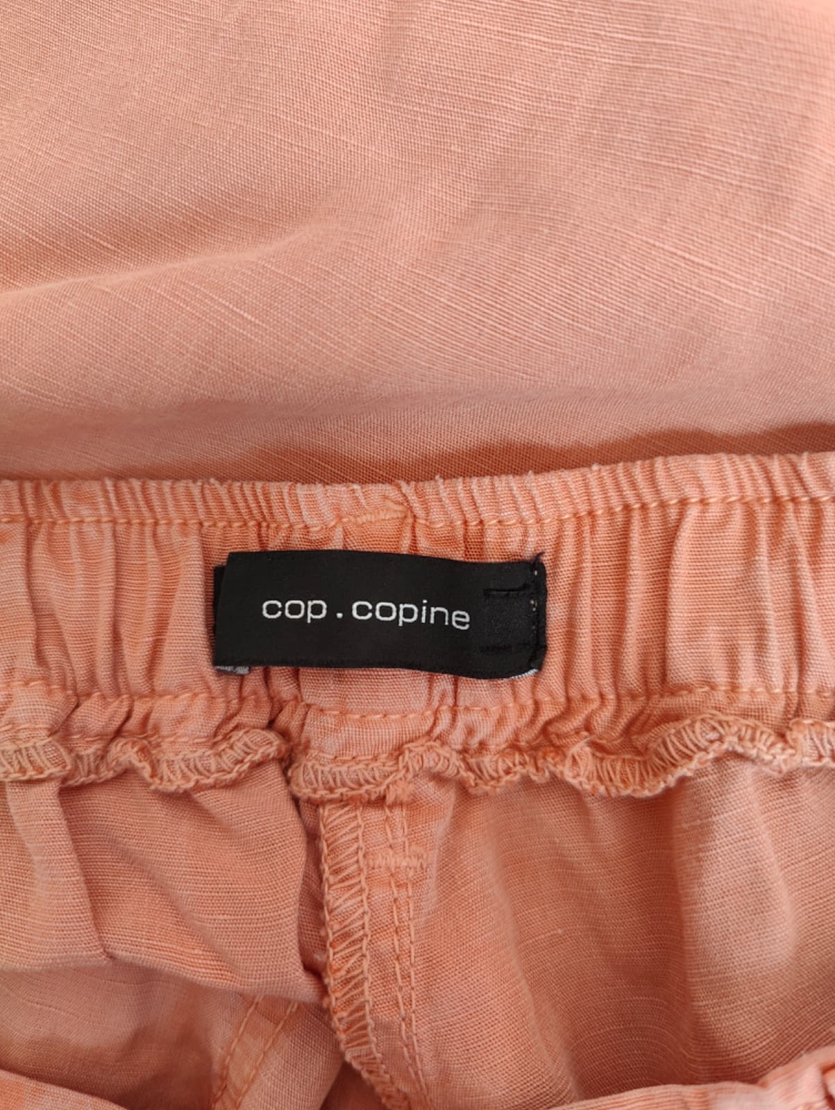Pantalon Cop.Copine en lin mélangé – Taille  — photo 4