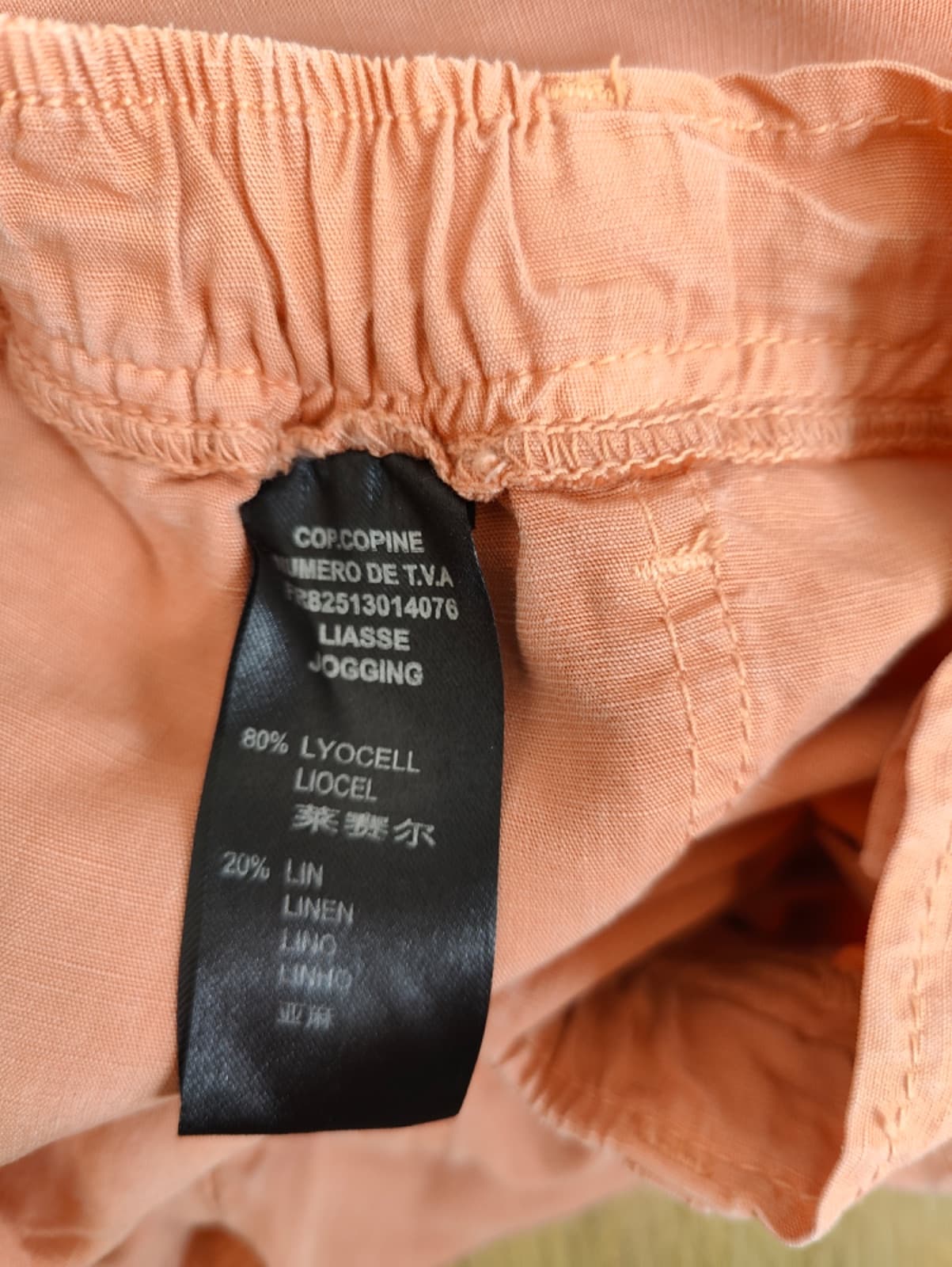 Pantalon Cop.Copine en lin mélangé – Taille  — photo 5