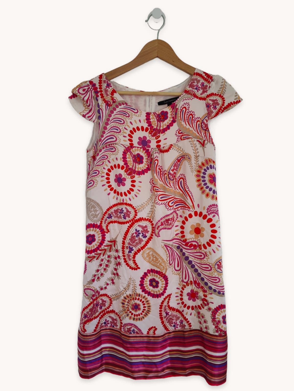 Robe Tara Jarmon à imprimé cachemire multicolore – Taille 36