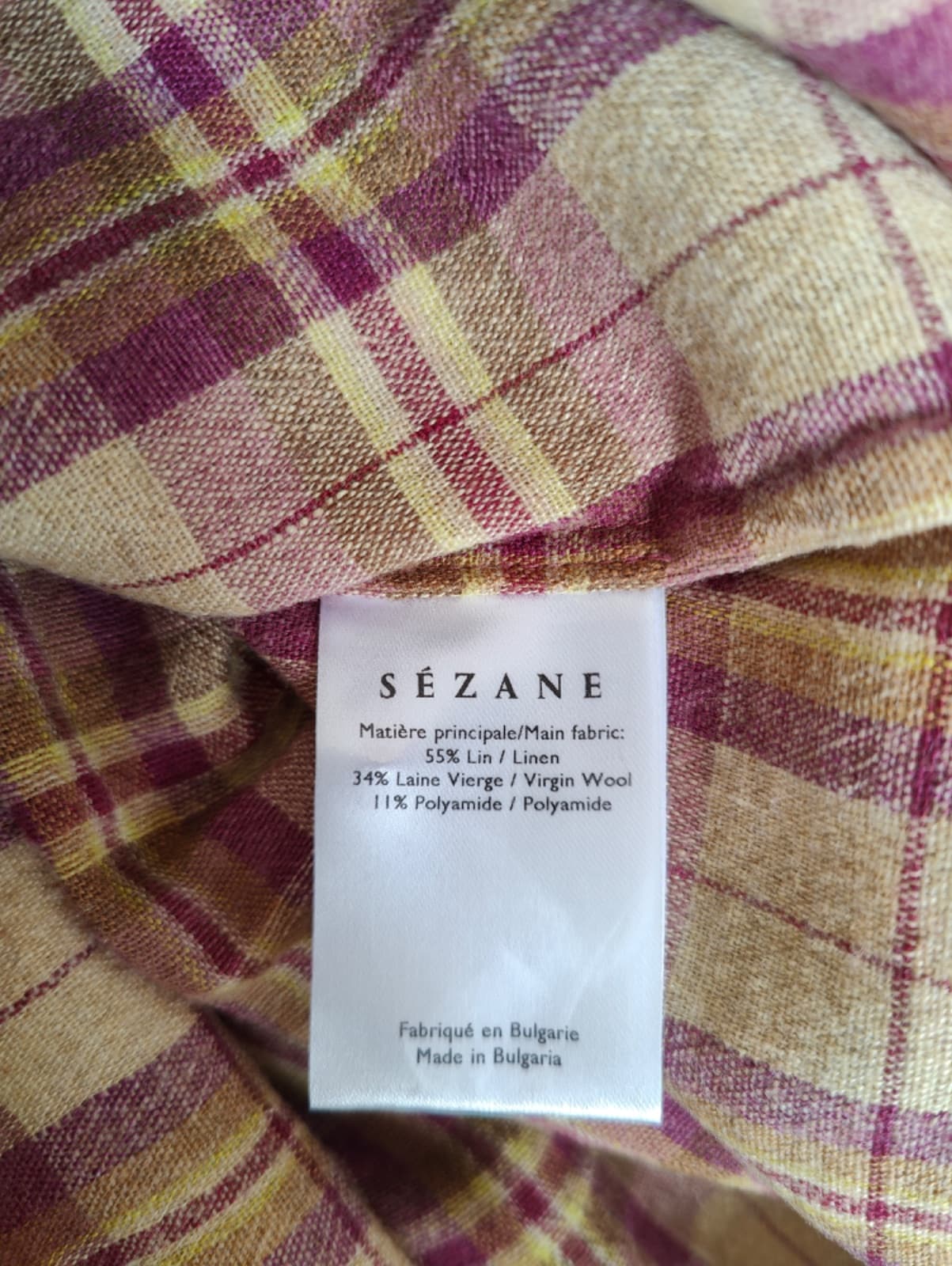Chemise Sézane à carreaux tartan – Taille 40 — photo 6