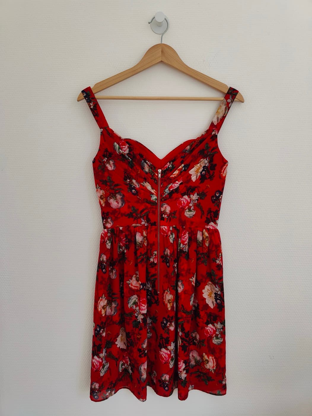 Robe The Kooples à imprimé floral rouge – Taille S — photo 4