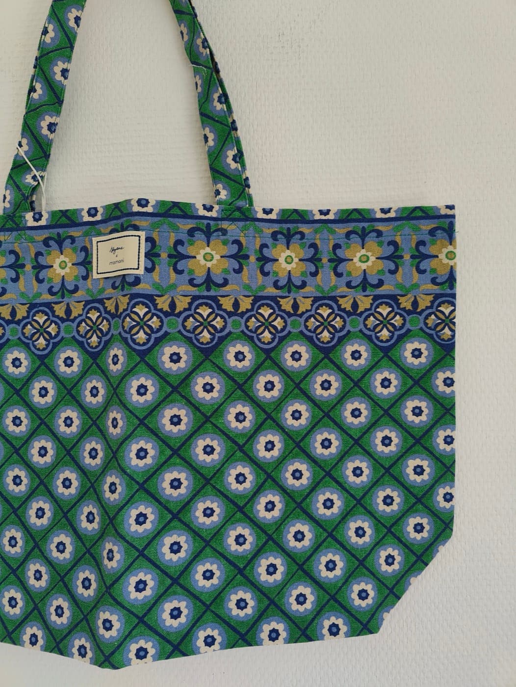 Sac cabas Sézane x Momoni en coton imprimé — photo 3