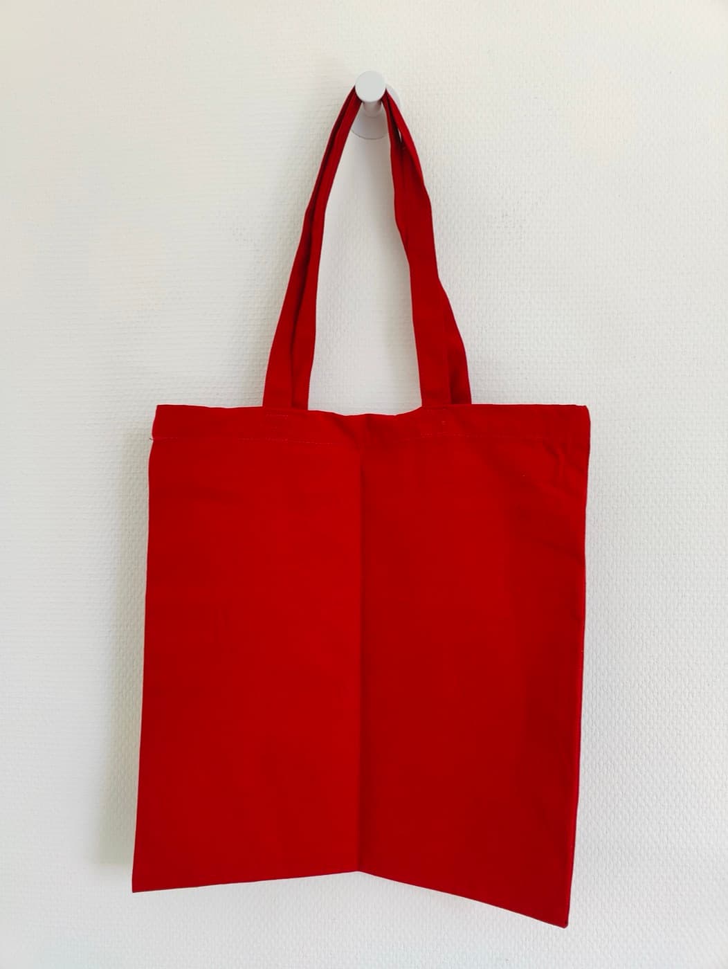 Sac cabas Sézane rouge à inscription LOVE — photo 3