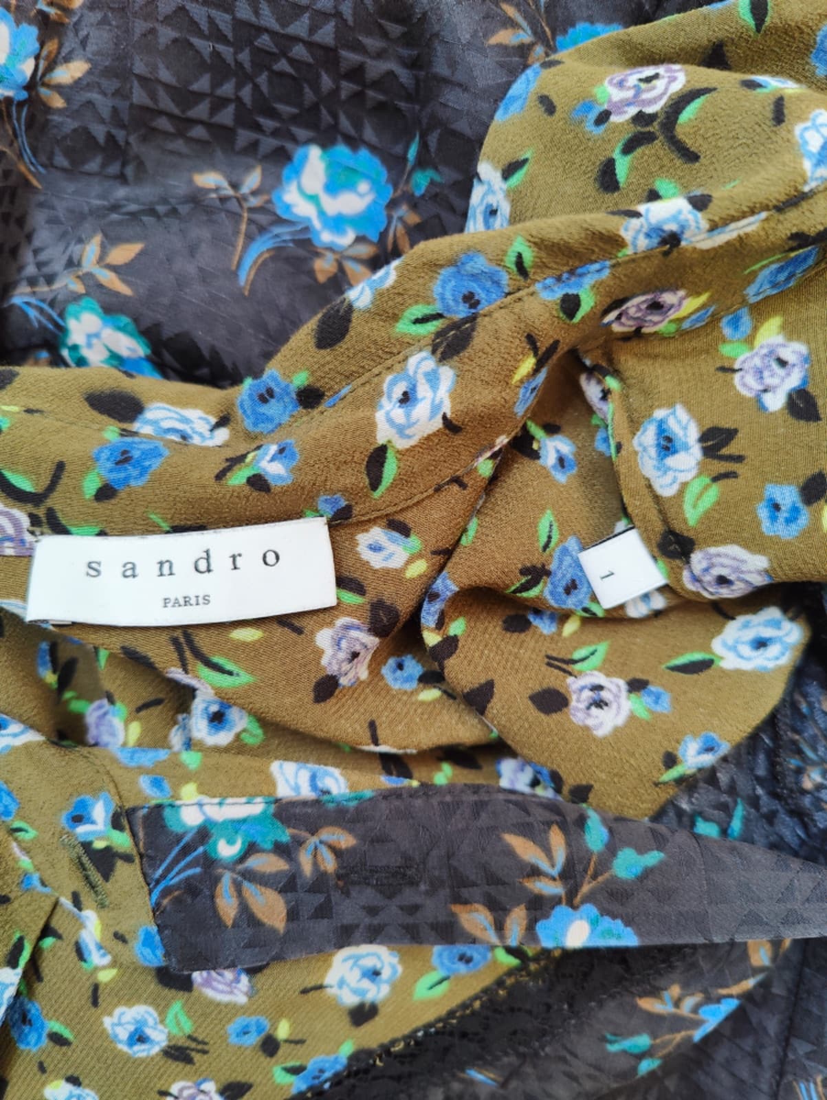 Chemise Sandro à imprimé floral – Taille 1 — photo 4