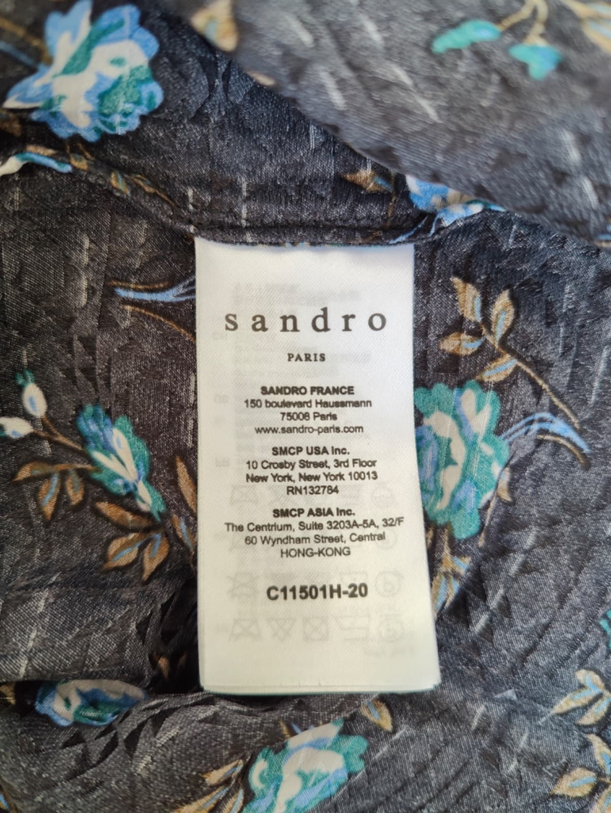Chemise Sandro à imprimé floral – Taille 1 — photo 5