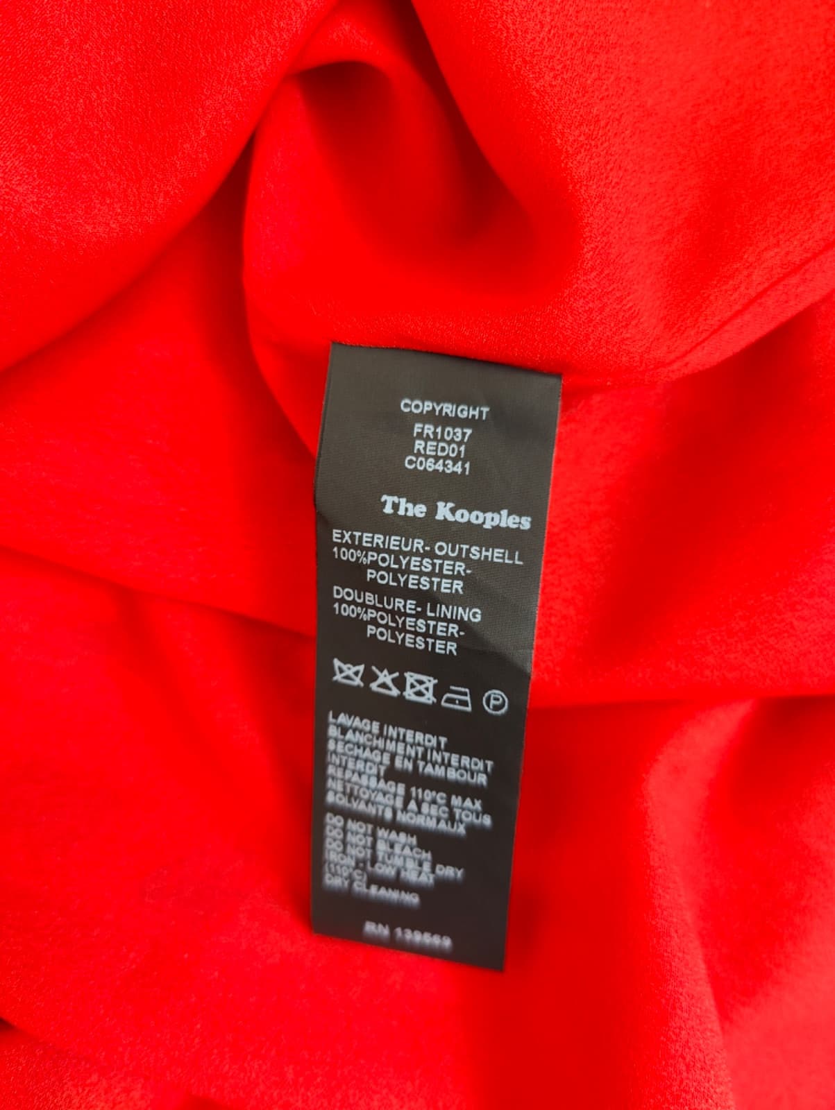 Robe The Kooples à imprimé floral rouge – Taille S — photo 6